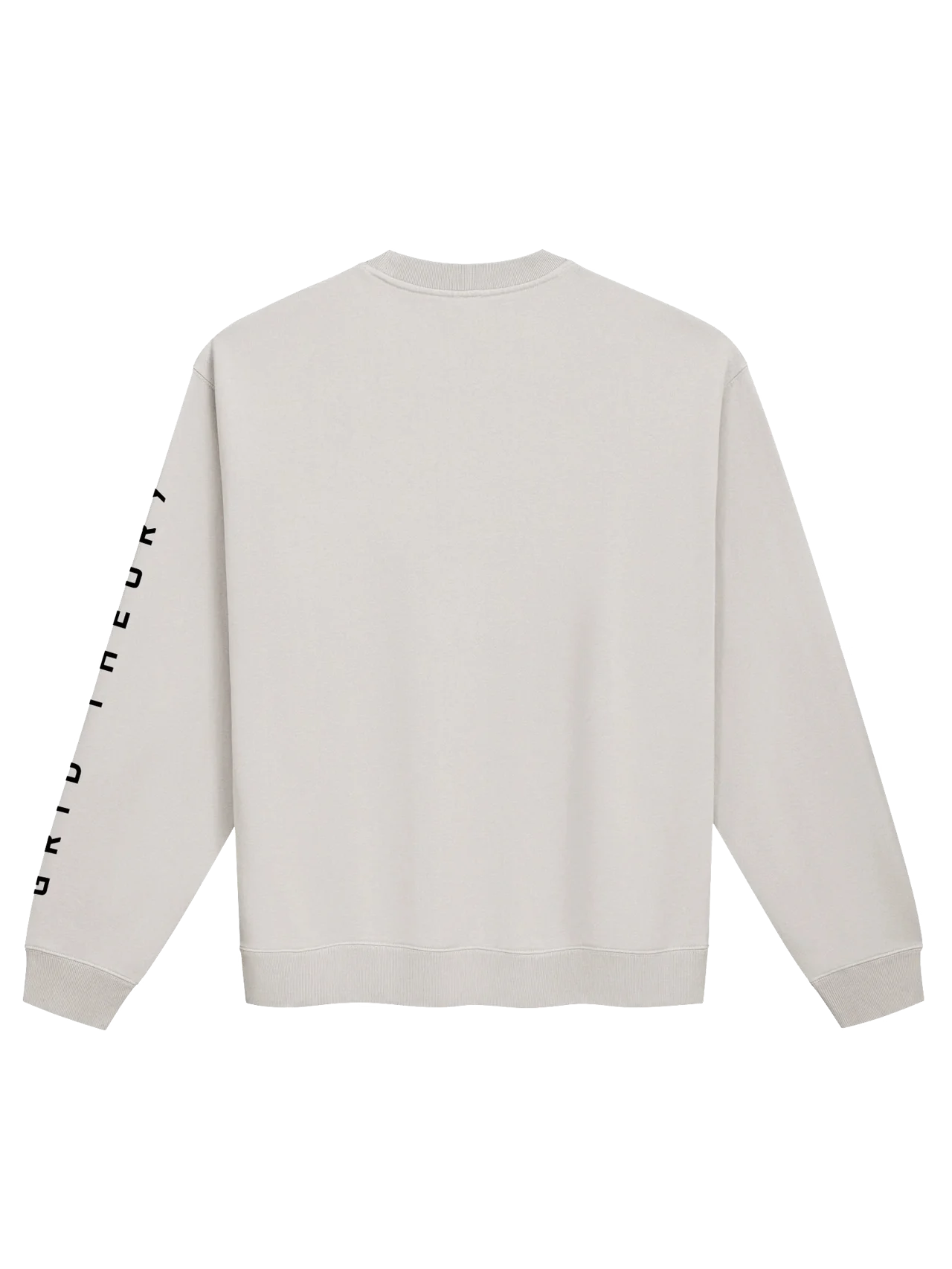 The Rewire Crewneck Light Grey back